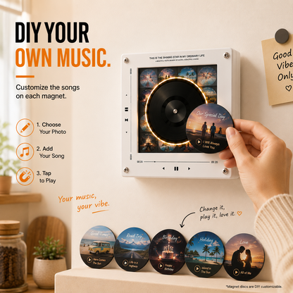 Your Favorite Songs. Now On Your Fridge. 🎵